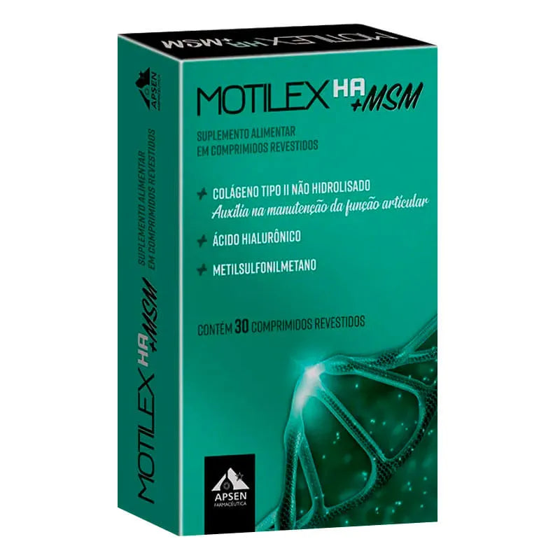 Apsen Motilex Ha + Msm 30 Comprimidos Revestidos Sabor