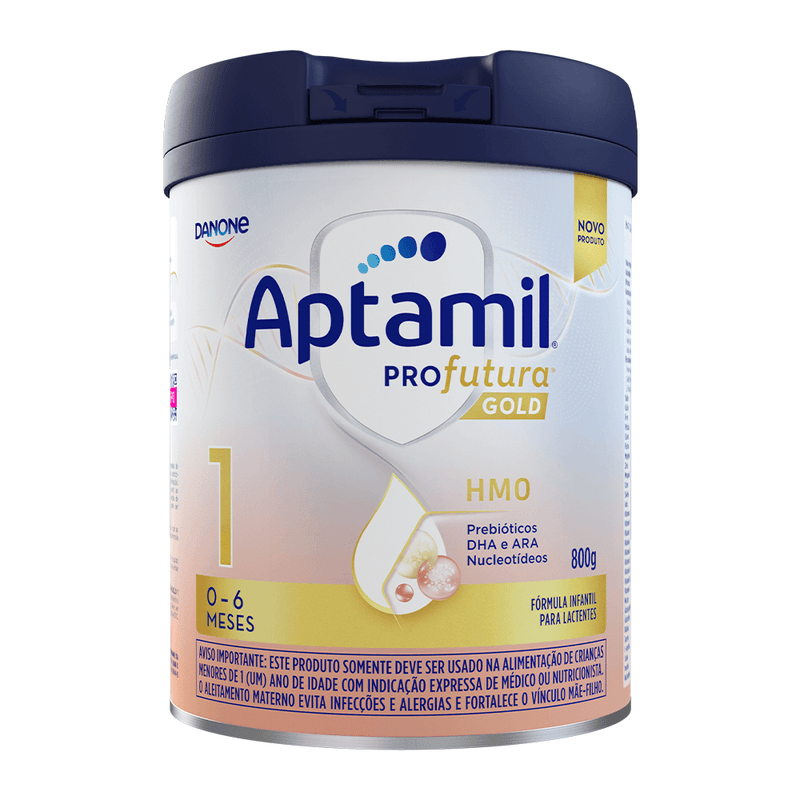 Fórmula Infantil Aptamil Profutura 1 Gold Danone 0 A 6 Meses 800g