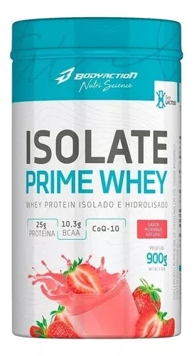 Bodyaction Isolate Prime Whey 900g – Sabor Morango – Body Action