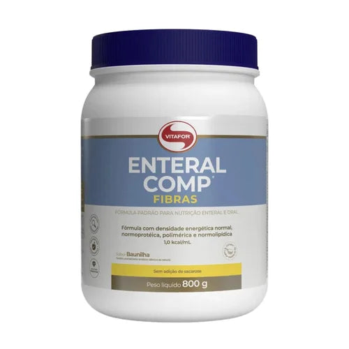 Enteral Comp Fibras Sabor Baunilha 800g - Vitafor