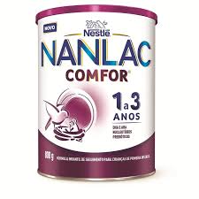Fórmula Infantil Nanlac Comfor Hmo 1 A 3 Anos 800g