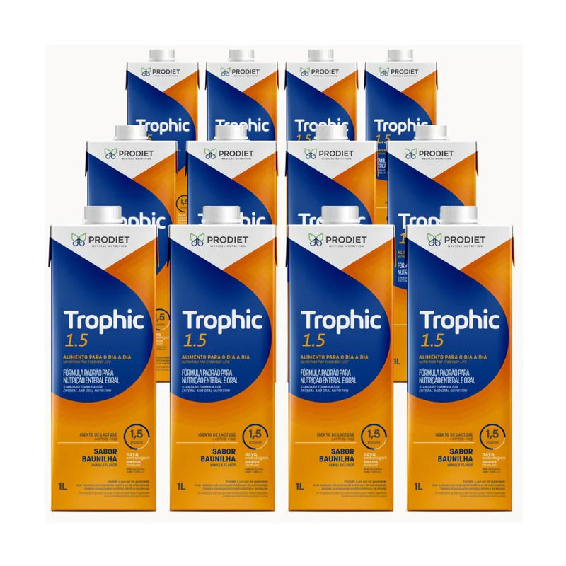 Trophic 1.5 1L - Prodiet - Kit com 12 unidades